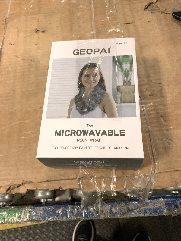 Photo 1 of **USED - MINOR DAMAGE**
Microwavable Heating Pad for Neck and Shoulders Back 33 * 6" Extra Long Weighted Microwave Moist Heat Pack for Cramps, Pain Relief Warm Compress Neck Wrap to Relax Sore Muscles, Joints, 1 Pack