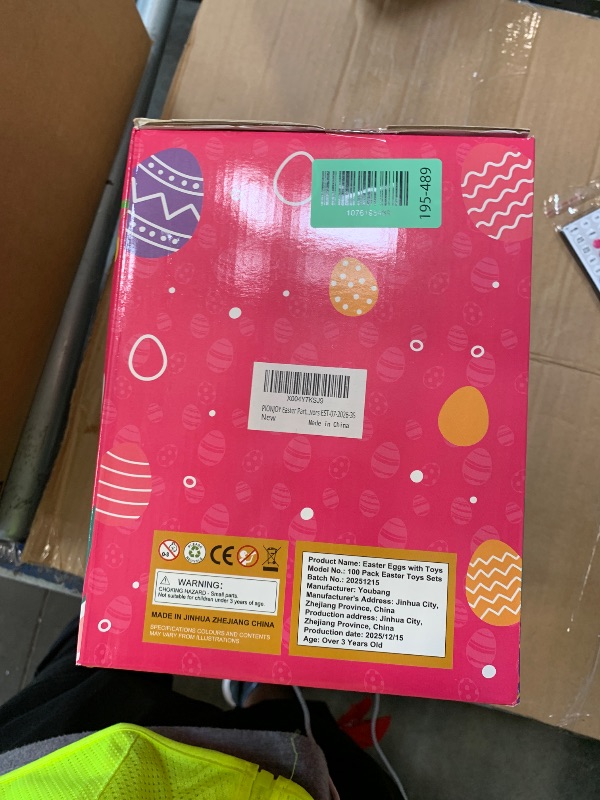 Photo 1 of [ Surprise Golden Egg ] 100 PCS Prefilled Easter Eggs with Assorted Toys,100 Plastic Easter Eggs Fillers with Toys Non Candy Prizes for Kid Toddler Boys Girls Party Favors Easter Basket Stuffers