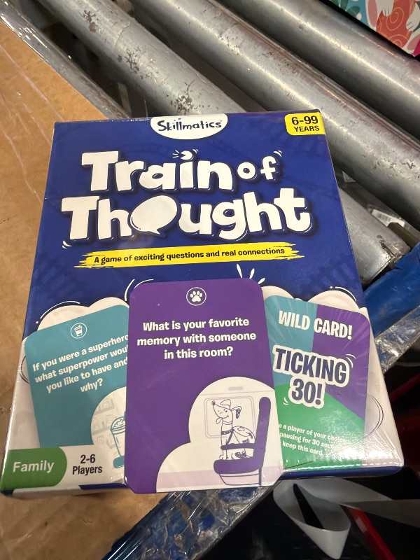 Photo 1 of ** factory sealed **
Train of Thought Card Game Family Game Night Fun Learning Skillmatics