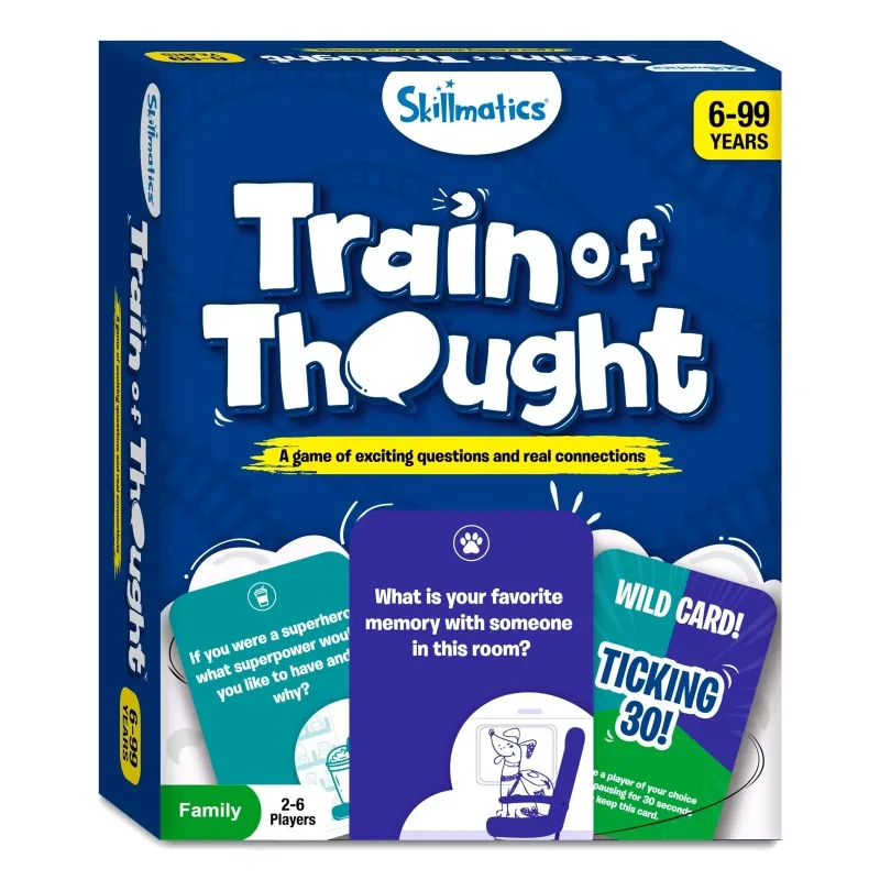 Photo 1 of ** factory sealed **
Train of Thought Card Game Family Game Night Fun Learning Skillmatics