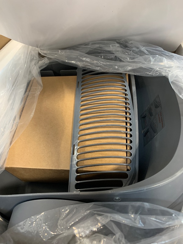 Photo 1 of ****AS IS FINAL SALE NO RETURNS ****IKITPLUS Self Cleaning Litter Box, Automatic Cat Litter Box with APP Control, Odor-Free Waste Disposal Includes Trash Bags, Large Waste Bin, Open-Top, for Multiple Cats