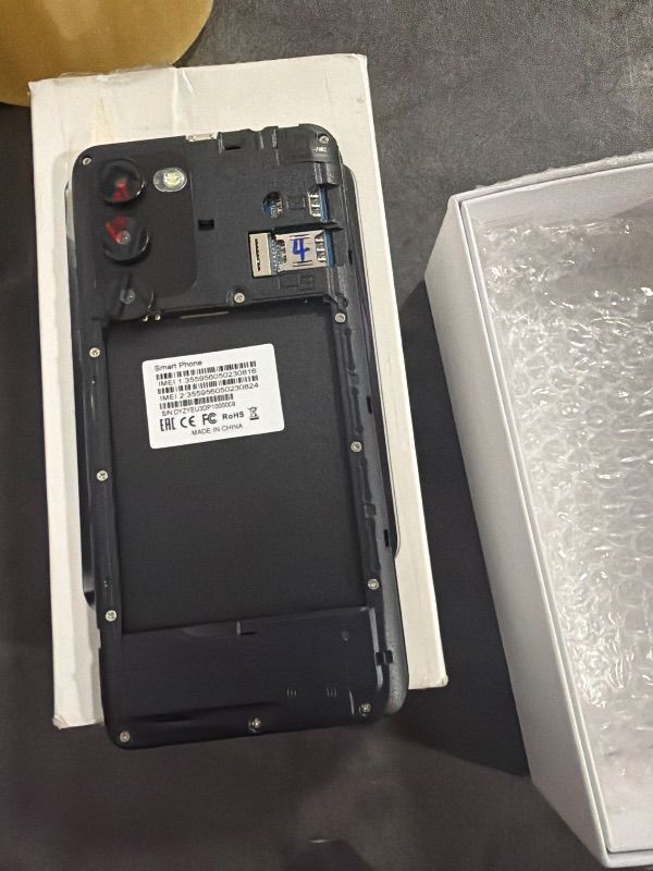 Photo 1 of ***MISSING BATTERY*****TalkCeLL Cheap Mobile Phones, 5.0 Inch, Android 9.0, Dual SIM Dual Camera, Quad Core, 16GB ROM?Expandable up to 128GB?, Support WiFi/Bluetooth/FM, Face Unlocked Phones (Purple)