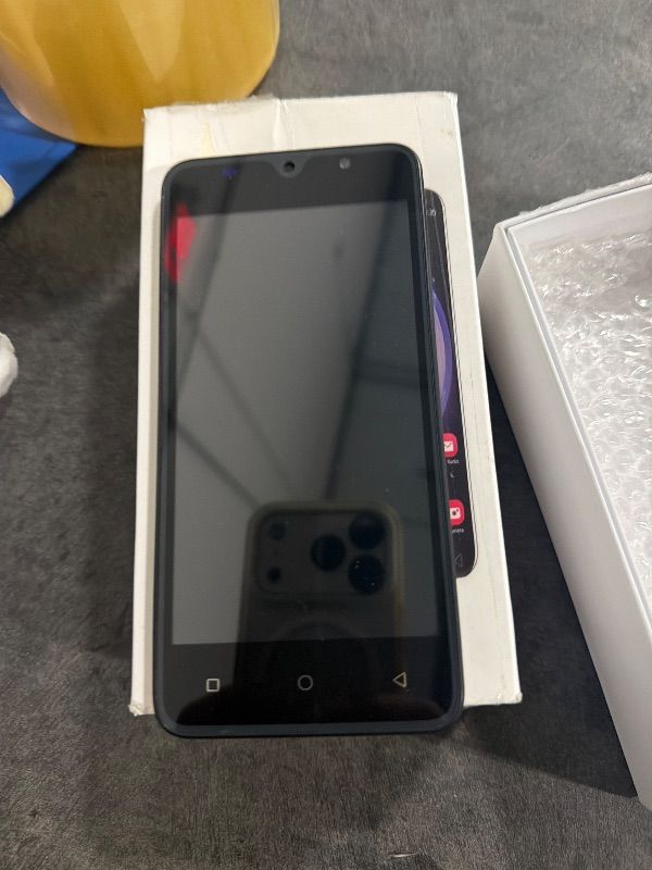 Photo 1 of ***MISSING BATTERY*****TalkCeLL Cheap Mobile Phones, 5.0 Inch, Android 9.0, Dual SIM Dual Camera, Quad Core, 16GB ROM?Expandable up to 128GB?, Support WiFi/Bluetooth/FM, Face Unlocked Phones (Purple)