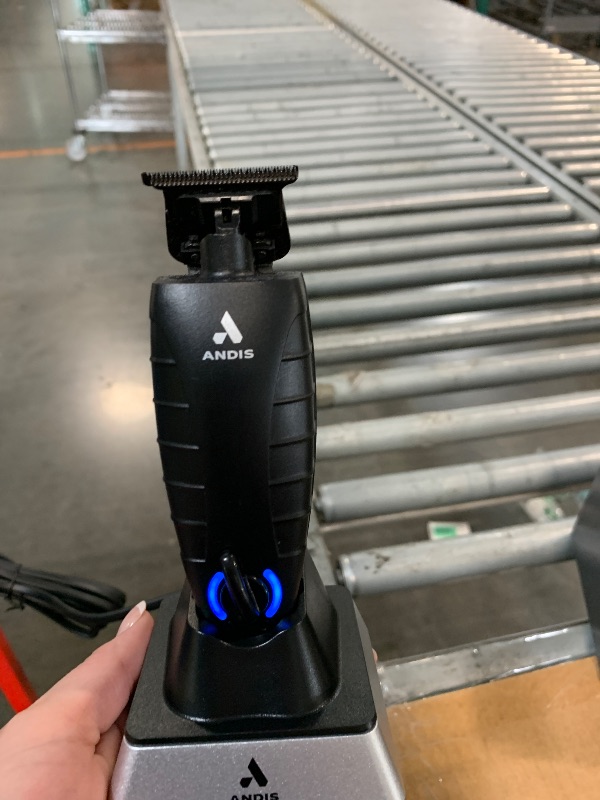 Photo 1 of ** UNCLEAN **Andis GTX-EXO Black Label Special Edition, Professional Lithium-ion Electric Beard & Hair Trimmer, M-Force Technology, Cordless, Included Charging Stand, Black