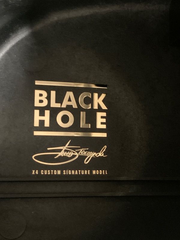 Photo 1 of Enya X4 PRO Custom Luca Stricagnoli Collaboration Edition – Black Hole, 41" Full-Size Carbon Fiber Acoustic-Electric Guitar, Smart Onboard Pickup System, Cutaway Design, with Custom Gig Bag