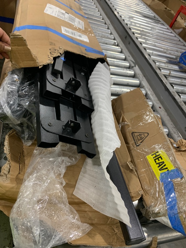 Photo 1 of Likelalaso 24 Inch High King Bed Frame with Rounded Corner, Heavy Duty Metal Bed Frame King Under-Bed Storage Space, No Box Spring Needed, Noise Free, Easy Assembly, Black