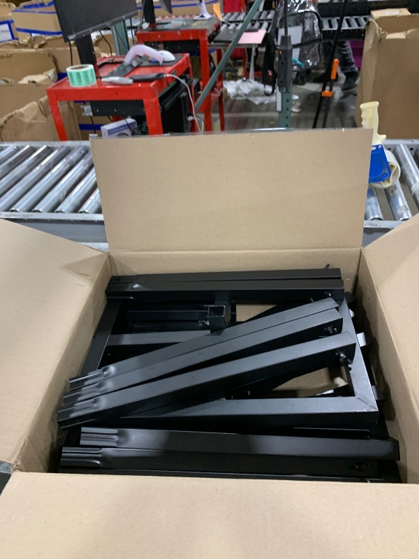 Photo 1 of Wokceer 10 FT Backdrop Stand Heavy Duty Pipe and Drape Kit, Adjustable Black Backdrop Stands for Wedding Photo Booth Background Birthday Party Photography Exhibition Decoration