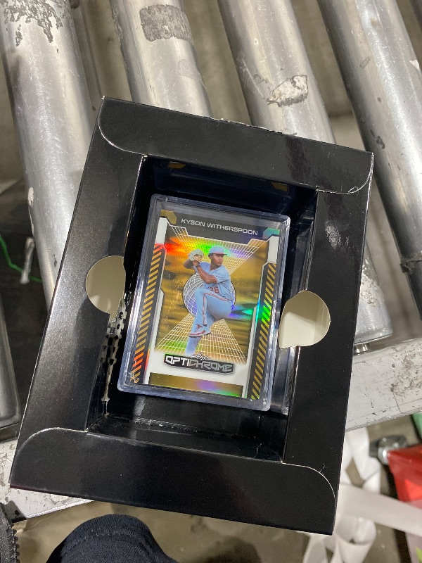 Photo 1 of 2025 Leaf Optichrome Baseball Hobby Trading Card Box (6 Autographs Per Box)