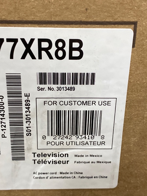 Photo 1 of Sony 77 Inch OLED 4K Ultra HD TV BRAVIA XR8B Smart Google TV with Dolby Vision HDR and Exclusive Features for PlayStation® 5 (K-77XR8B)