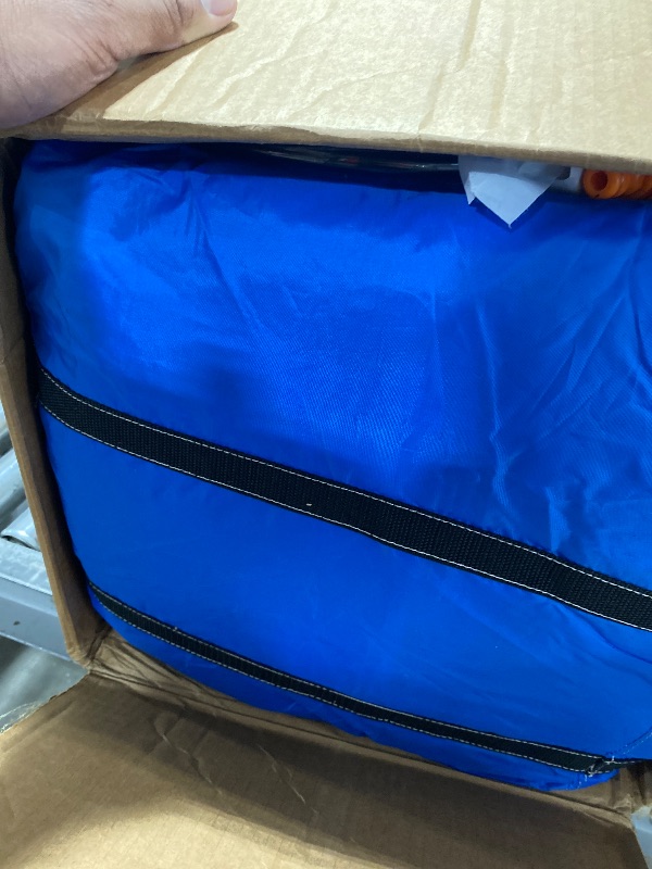 Photo 1 of Whubefy 14.1x13.8Ft Inflatable Bounce House Double Water Slide for Kids, Inflatable Waterslide Bouncy Jump Castle w/Dual Slide, Jump Area, Blow Up Water Slides Inflatables Park for Kids Backyard Fun