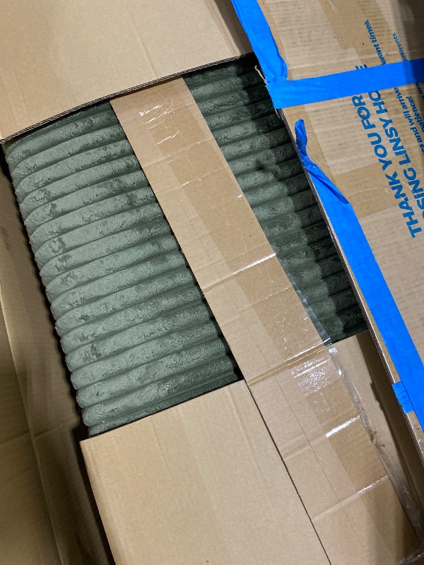 Photo 1 of LINSY HOME Loveseat Sofa with Pull Out Couch Chaise: 2-in-1 Convertible 2 Seater Sofa with USB Charging & Cup Holders, Comfy Plush Corduroy Love Seat for Small Spaces Living Room Apartment, Green
