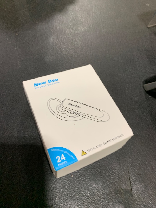 Photo 1 of [2 Pack] Bluetooth Earpiece Wireless Handsfree Headset V5.0 24 Hrs Driving with Mic 60 Days Standby Bluetooth Headset for iPhone Android Samsung Driver