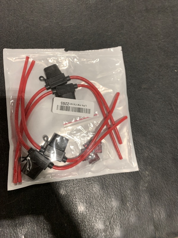 Photo 1 of 10 Gauge Fuse Holder - 10 AWG Inline Fuse Holder with 40 AMP ATC Blade Fuses (4pack)