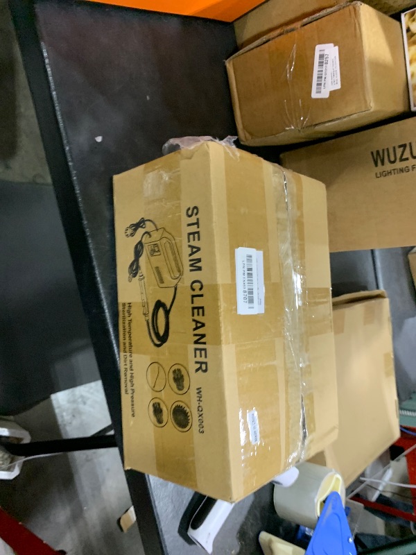 Photo 1 of Moongiantgo High Pressure Steam Cleaner 1500W Handheld Steamer for Cleaning, Portable Tankless Pressurized Cleaning Machine for Car Detailing Grout Tile, Commercial Home Kitchen Bathroom (Black)