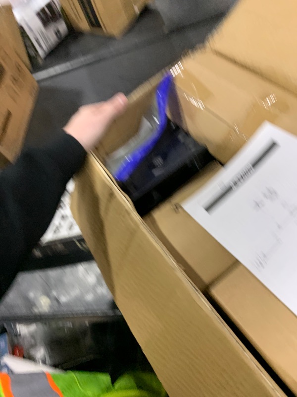 Photo 1 of WALI Quad Monitor Mount for up to 49 inch Ultrawides on Top Bracket and 27 inch Screens on Lower Brackets, Extra Tall 4 Monitor Stand, Heavy Duty Monitors Arm up to 44 lbs (M004S-P), Black