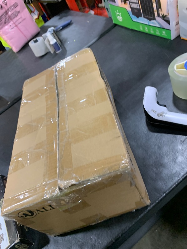 Photo 1 of WALI Quad Monitor Mount for up to 49 inch Ultrawides on Top Bracket and 27 inch Screens on Lower Brackets, Extra Tall 4 Monitor Stand, Heavy Duty Monitors Arm up to 44 lbs (M004S-P), Black