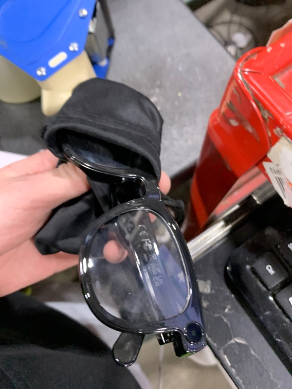 Photo 1 of EarlySincere Smart Glasses with 8MP 4K POV Camera & Bluetooth, HD Video Recording, AI Vision Assistant, Translation & Meeting Transcriber, Open-Ear Audio, Blue Light Blocking & UV Lenses for Computer