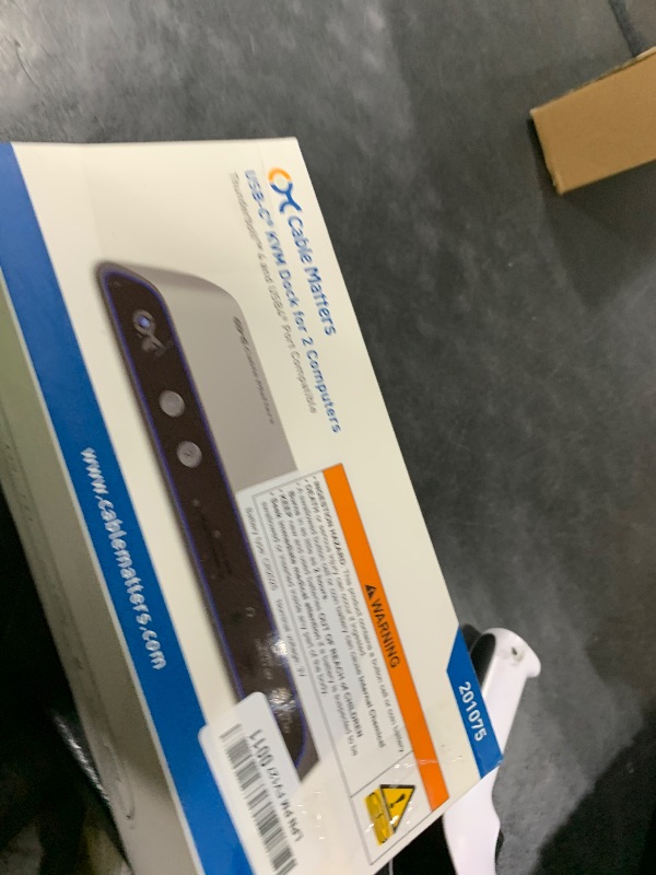 Photo 1 of Cable Matters 14-in-1 USB C KVM Switch Dock for 2 Laptops, Supports Dual 4K 60Hz Over DisplayPort & HDMI, Up to 100W Charging, 10Gbps USB-A/USBC Port, Not for Desktop, Thunderbolt 4 Compatible
