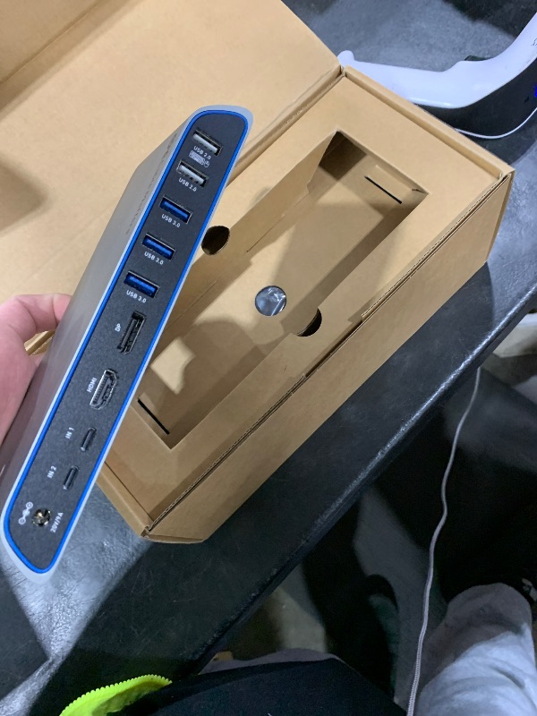 Photo 1 of Cable Matters 14-in-1 USB C KVM Switch Dock for 2 Laptops, Supports Dual 4K 60Hz Over DisplayPort & HDMI, Up to 100W Charging, 10Gbps USB-A/USBC Port, Not for Desktop, Thunderbolt 4 Compatible