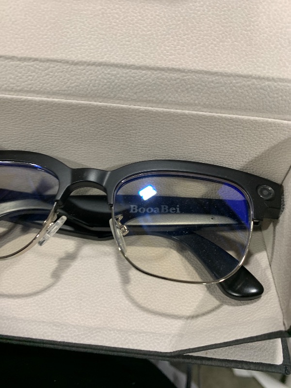 Photo 1 of AI Smart Glasses with Camera,8MP 4K HD Camera Glasses,Supports AI Voice Control/Photo/Video/Audio Recording,Bluetooth Glasses with 133 Translations,IP67 Waterproof for Business,Outdoor,Men & Women