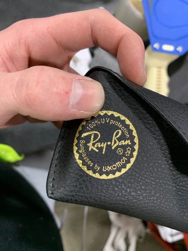 Photo 1 of Ray-Ban Unisex RB3548N Hexagonal Flat Lens Hexagonal Sunglasses, Gold/Blue Gradient Grey, 51 mm