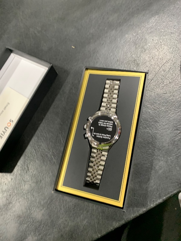 Photo 1 of SOUYIE 2026 Smart Watch for Men Answer/Make Call for Android iPhone, 1.32" AMOLED HD Screen Mens Luxury Watch, 1st Heavy Duty Smartwatch Heart Rate Blood Oxygen Blood Pressure Sleep Monitor Pedometer