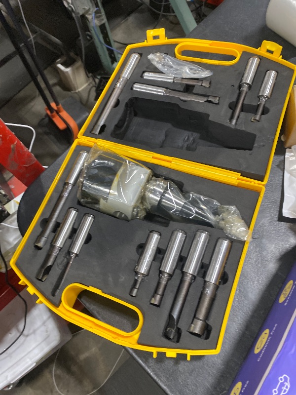 Photo 1 of HFS(R) Boring Head R8 Shank Boring Set 3" Head 3/4" Carbide Boring Bar Set 12pcs for Milling