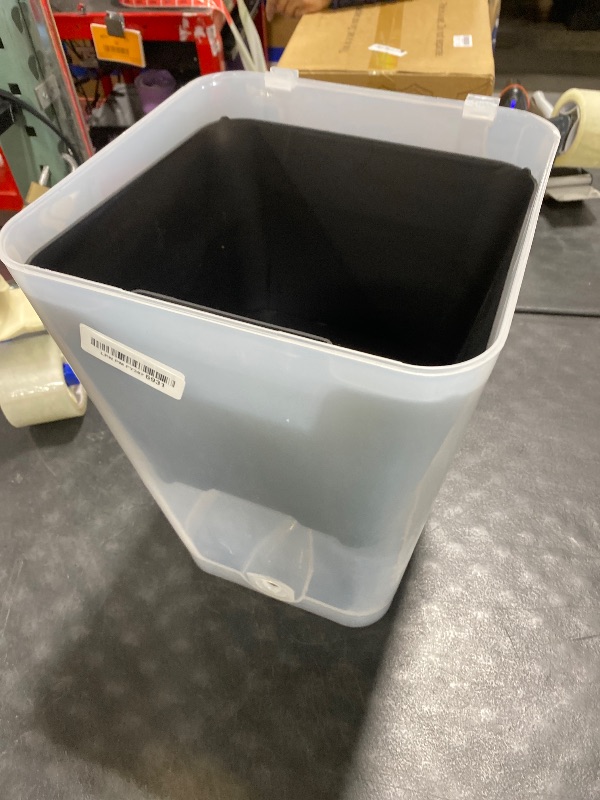 Photo 1 of **********MISSING PARTS*******
Restaurantware Bev Tek 5 Gallon Drink Dispenser 1 Dishwashable Beverage Dispenser--Detachable Tank Includes Decals Black Plastic Carnival Juice Dispenser With Stand Push-Button Spigot