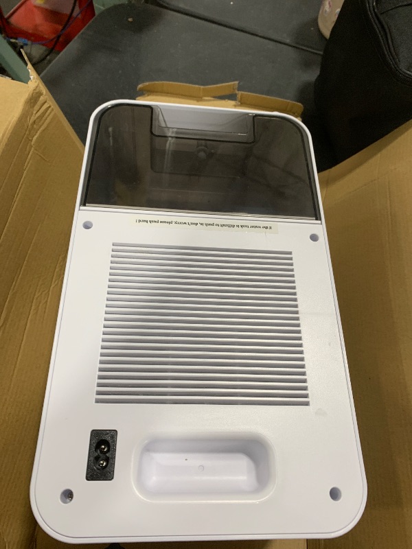 Photo 1 of Dehumidifier for Home,1000 sq.ft Dehumidifier for Basement Bathroom Bedroom with Auto Shut Off, Built-in Aromatherapy Diffuser,7 Colors LED Light, Quiet Dehumidifiers with Sleep Mode(CS08-Cream)