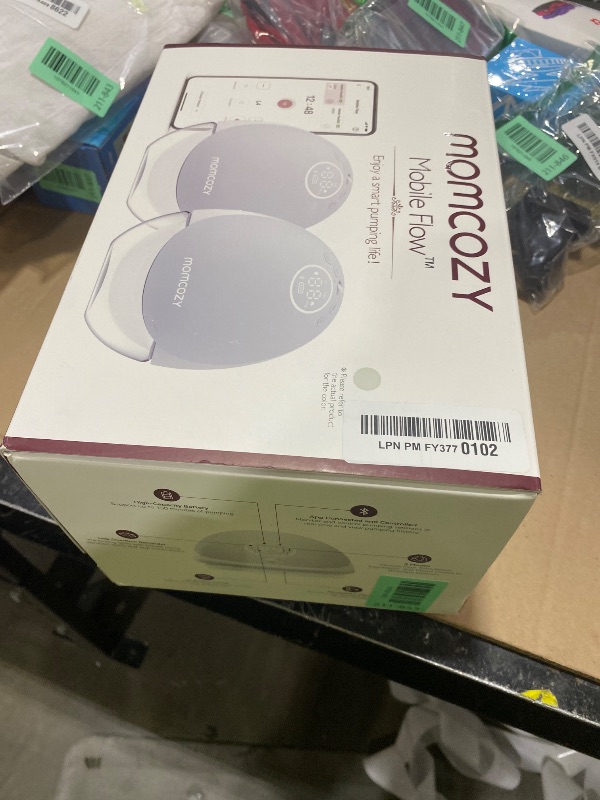 Photo 1 of Momcozy Breast Pump Hands Free Upgraded Mobile Flow | M9, App Discreet Control with Personalized Multi-Modes & 15 Levels, Wearable Breast Pump 24mm, 2 Pack Gray