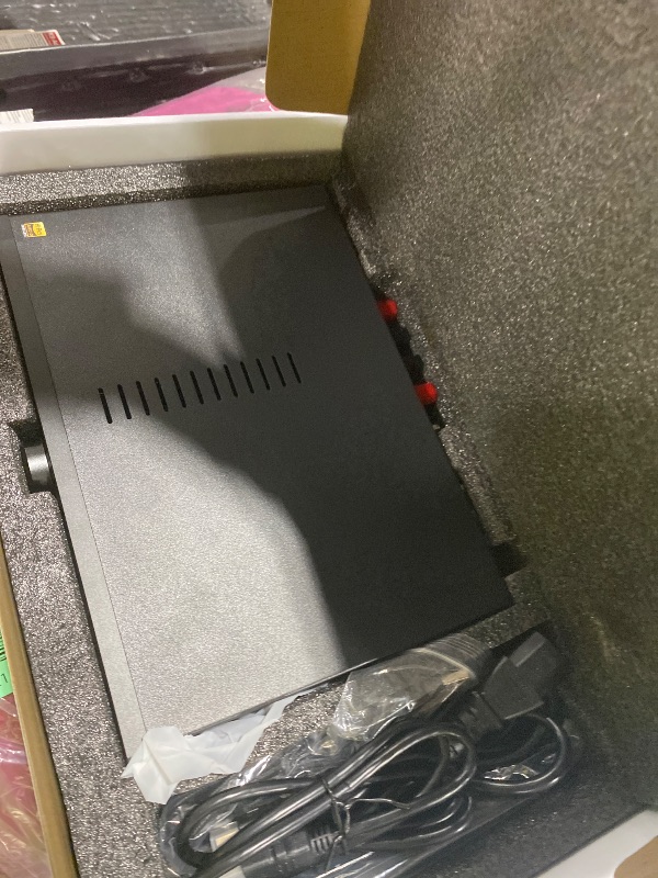 Photo 1 of SMSL AL400 DAC,Power Amplifier,Phono Power Amp,TPA3255 Amp CS43131 Chip,4-Stage Low-Pass/5 Filter Modes Compatible with MM/MC Phono Cartridges Full MQA DAC Support DSD Professional EQ/eARC(Black)