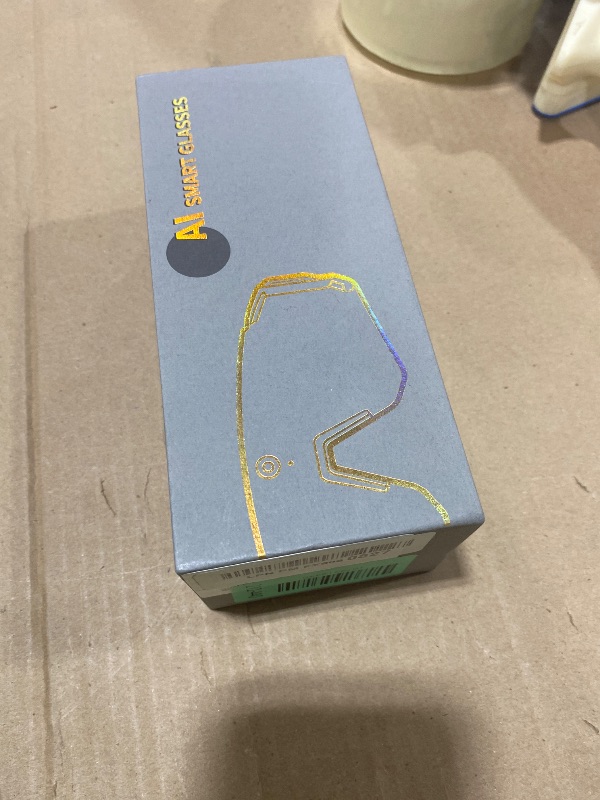 Photo 1 of GLOSSIA AI Smart Glasses with Camera 4K, Video Recording Glasses with Camera, Polarized Sports Sunglasses with EIS Stabilization, Dual Mic Noise Canceling, IP66, ChatGPT Enabled