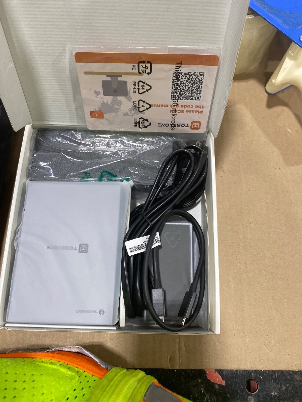 Photo 1 of TobenONE Thunderbolt 4 Dock with Power Adapter, Thunderbolt Certified, Dual/Triple 4K@60Hz Monitor Docking Station for Windows, Mac, and Chrome (40Gbps, HDMI, DP, 6xUSB Ports, SD/TF4.0)