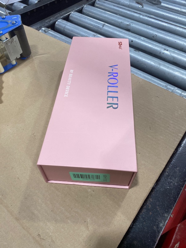 Photo 1 of SZMDLX Microcurrent Facial Massager with LCD Screen, Electric Face Roller for Lifting & Toning, EMS Skin Tightening Device for Puffiness & Fine Lines, USB Rechargeable V-Shape Tool