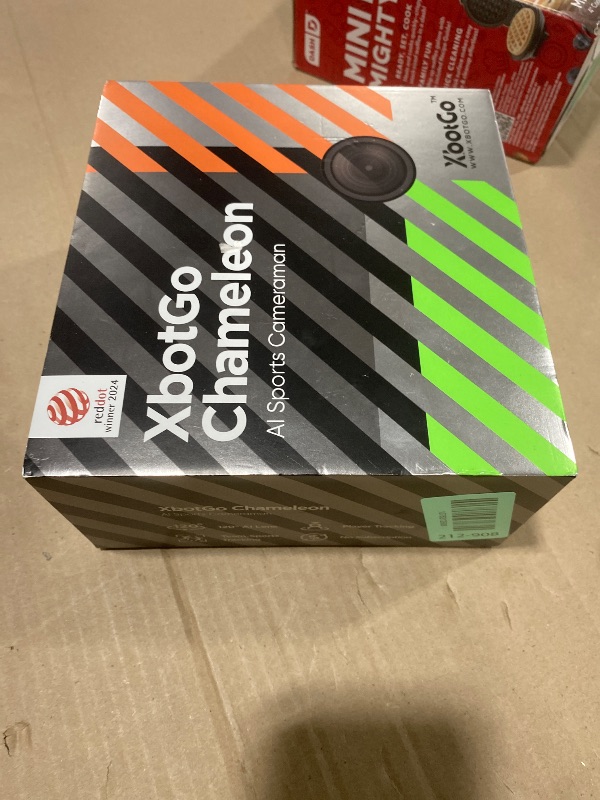 Photo 1 of XbotGo Chameleon AI Auto Sports Action Camera - 4K 60FPS Soccer Camera and Basketball Tracking Camera for Team Sports, Live Streaming, No Subscription, Works with iOS & Android (Lava Graphite)