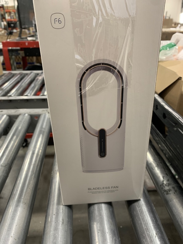 Photo 1 of KONSIDEN Desk Fan Bladeless, 11.8 Inch Office Fan Small, Quiet, 3 Speed Adjustment, Touch Control, Easy to Clean, Desk Fans Small Quiet, Ideal for Office, Living Room, Bedroom