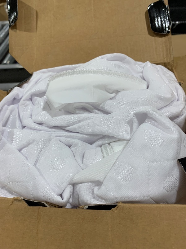 Photo 1 of AllerEase Platinum Zip-Off Top Waterproof Mattress Protector Queen 360 Degree Zipper Particle Barrier Temperature Balancing Luxurious Plush Top Separately Machine Washable Mattress Cover (White)