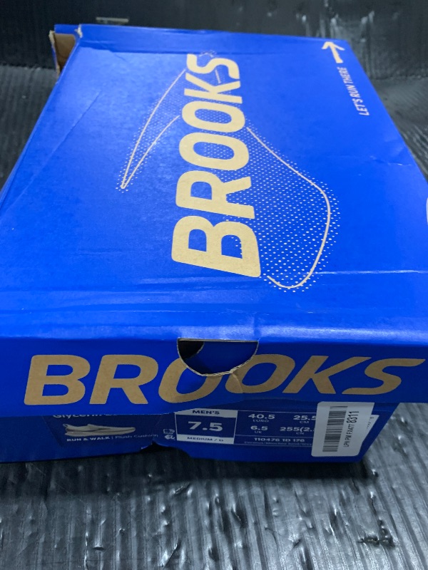 Photo 1 of Brooks Men’s Glycerin 23 Neutral Running Shoe - Coconut/Bleached Sand/Grey - 7.5 Medium
