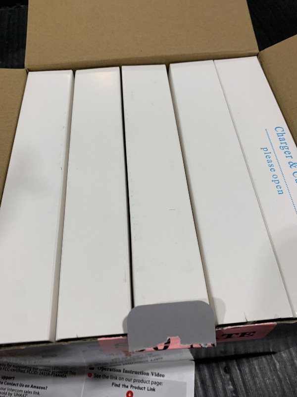 Photo 1 of UHAXZ Intercoms Wireless for Home, Long Range Intercom 6000ft, Home Intercom System Wireless with Group Call, 10 Channel, 8 Volume Levels Intercom System for Busines Office Elderly(4 Packs)