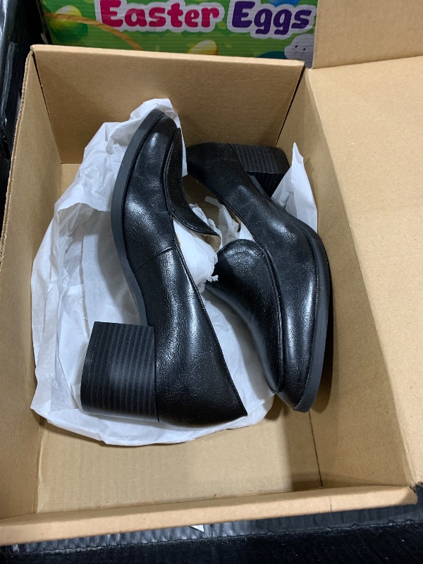 Photo 1 of LifeStride Womens Devyn Block Heel Loafer, Black, 8 US