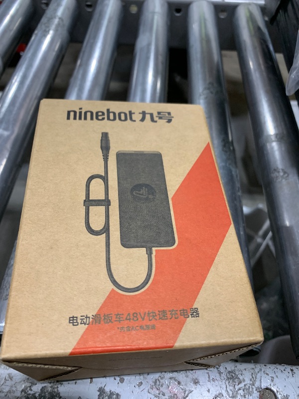 View 2 of NON-FUNCTIONAL, PARTS ONLY--------------------------------UL&CE Listed 53.6V 3.9A Fast Charger Power Adapter Compatible with Segway Ninebot MAX G3, F3, F3 Pro, GT3, ZT3 Pro for 48V Lithium Battery Power Supply Original Charger Replacement