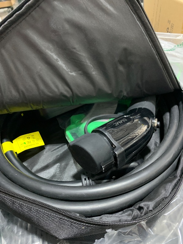 View 3 of OMMC Level 2 Portable EV Charger 40Amp 240V 9.6KW 25 FT Electric Vehicle Charging Stations with NEMA 14-50, Scheduled Charging,Adjustable Current,Smart APP, Home Electric Car Charger for SAE J1772