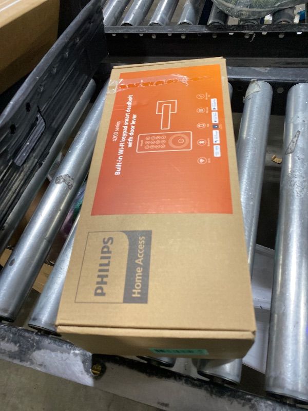 Photo 1 of Philips WiFi Smart Door Lock with Handle, Built-in WiFi App Remote Control, Keyless Entry Door Locks for Front Door, Smart Deadbolt Auto Lock, Support Alexa & Google, IP54 Waterproof, Satin Nickel