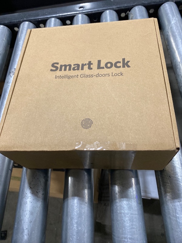 Photo 1 of Smart Gate Lock, Electronic Gate Locks for Outdoor Fence, Keyless Smart Rim Lock, Electric Sided Keypad Locks with App Control, IC Card, Keys Touchscreen Perfect for Fence and Outdoor (Black)