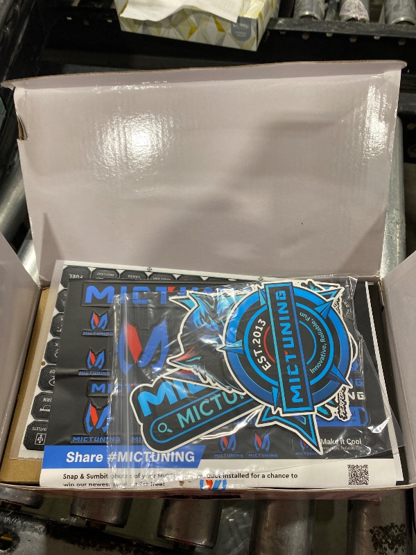 Photo 1 of MICTUNING P1Y RGB 8 Gang Dual-Control Switch Panel with RF Remote, 230FT Wireless Range, Multifunction 6 Level Brightness Backlit Off Toggle Momentary Strobe Pulsed Switch Pod w/Silicone Cover