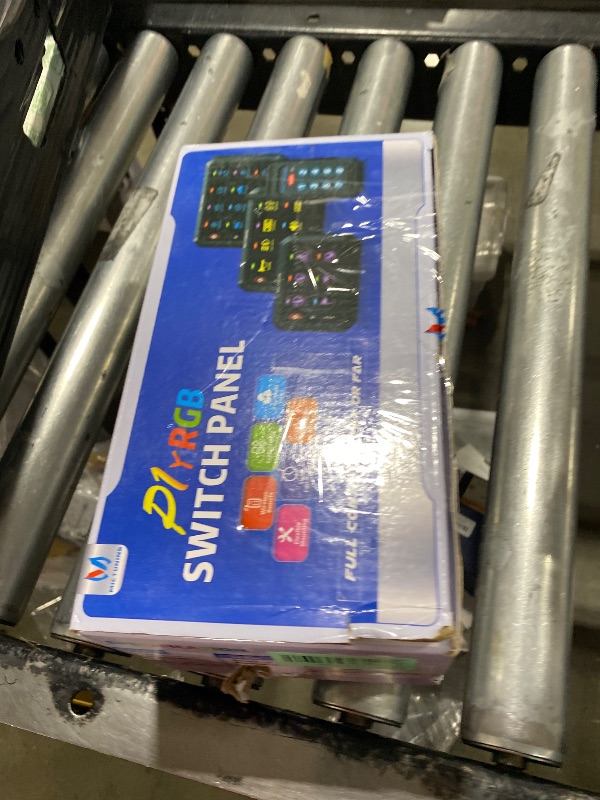 Photo 1 of MICTUNING P1Y RGB 8 Gang Dual-Control Switch Panel with RF Remote, 230FT Wireless Range, Multifunction 6 Level Brightness Backlit Off Toggle Momentary Strobe Pulsed Switch Pod w/Silicone Cover