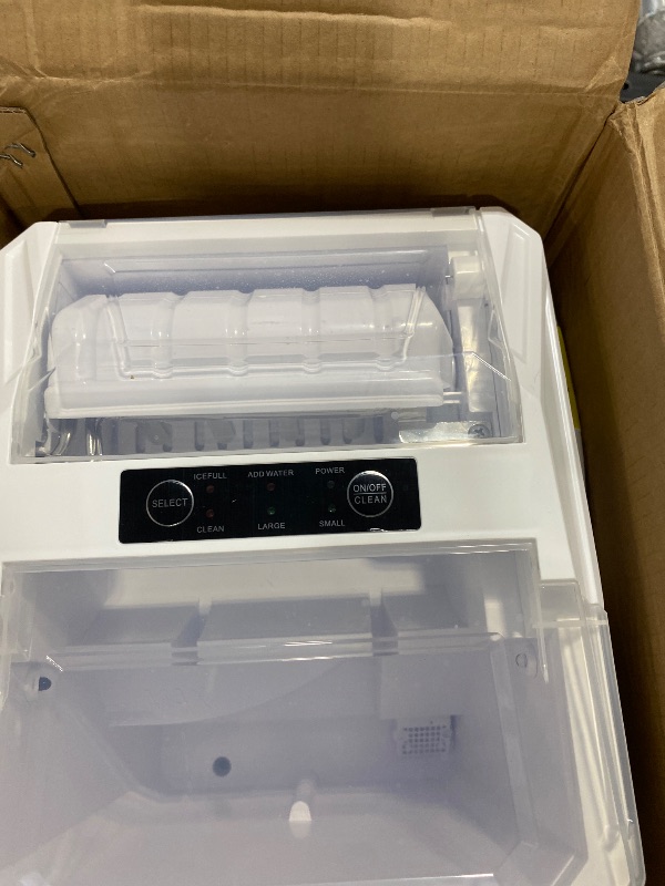 Photo 1 of **********MISSING PARTS*******
Ice Makers Portable Countertop 2 Ice S,Portable Compact Ice Cube Maker with Ice Scoop & Basket,26.5lbs in 24Hrs,9 Cubes Ready in 6Mins,for Home/Kitchen/Office/Bar