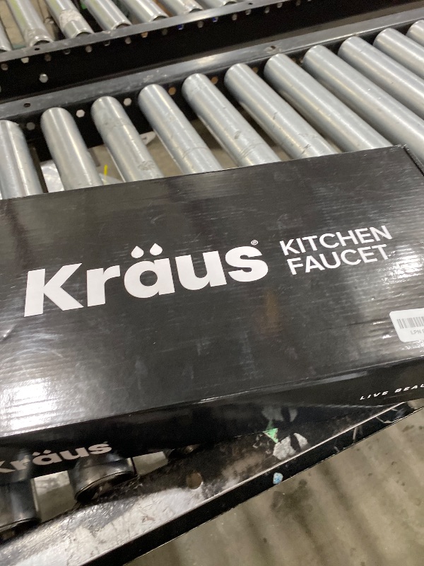 Photo 1 of Kraus Oletto Single Handle Kitchen Bar Faucet in Spot Free Antique Champagne Bronze, Kitchen Sink Faucets, KPF-2822SFACB