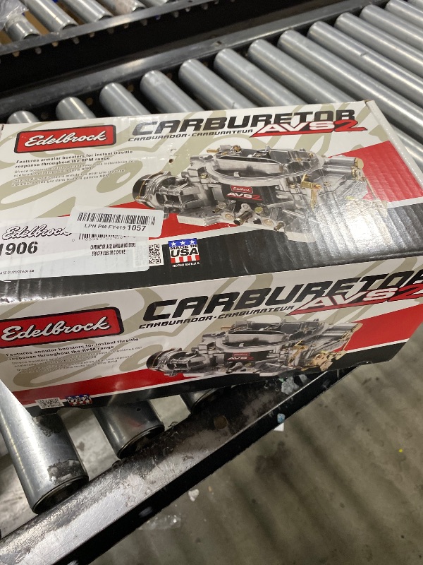 Photo 1 of Edelbrock 1906 AVS2 Carburetor 650 CFM With Electric Choke, Satin Finish
