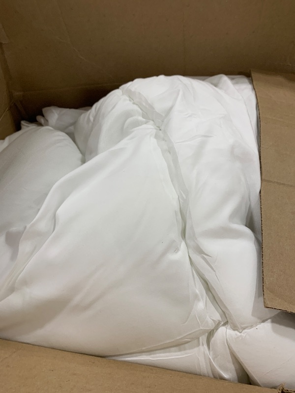 Photo 1 of Mattress Topper Full for Back Pain, Extra Thick Mattress Pad Cover, Plush Pillow Top, Deep Elastic Pocket, White, 54"X75"+20"